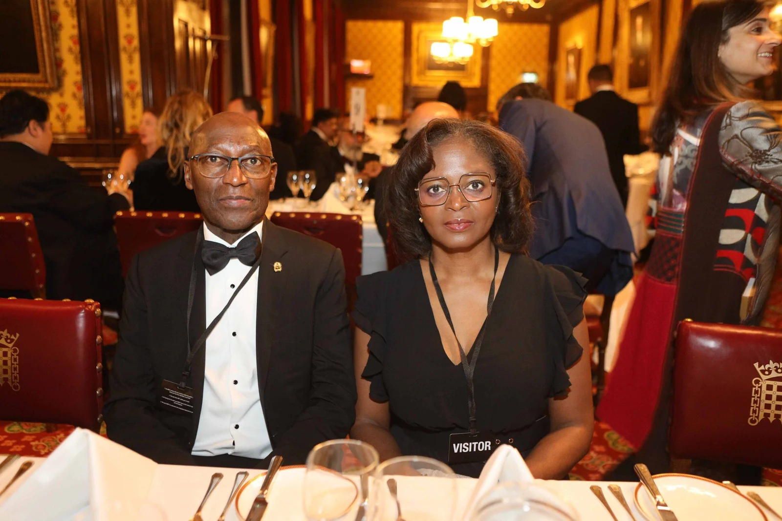 WCRC Leaders awards — honourees seated at the gala dinner inside the House of Lords, Palace of Westminster