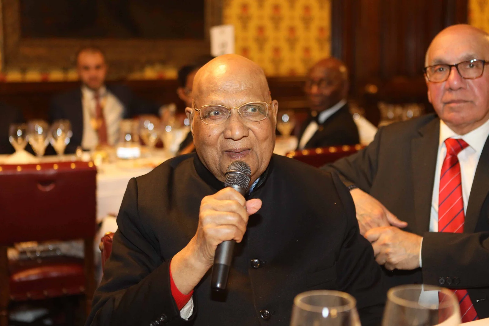 WCRC Leaders awards — Lord Swraj Paul addressing guests at the Global Business Conclave, House of Lords, London