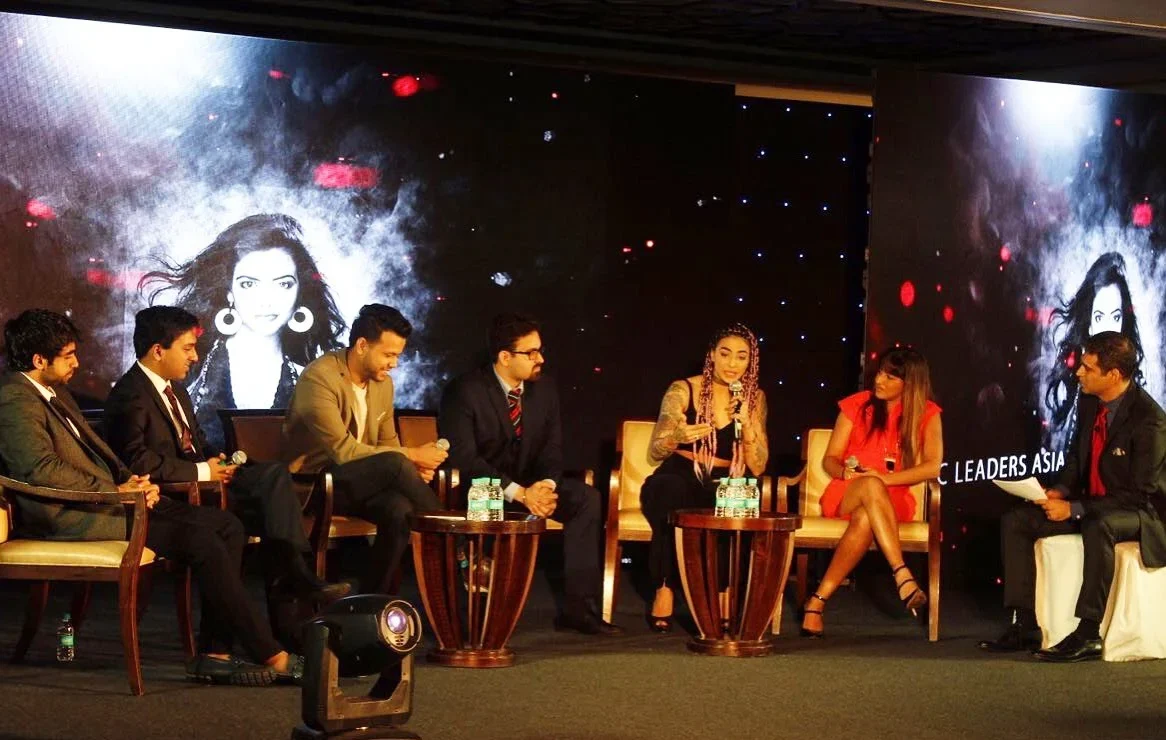 WCRC Leaders awards — young entrepreneurs and creators on the WCRC Leaders Asia panel at the Young Guns conclave