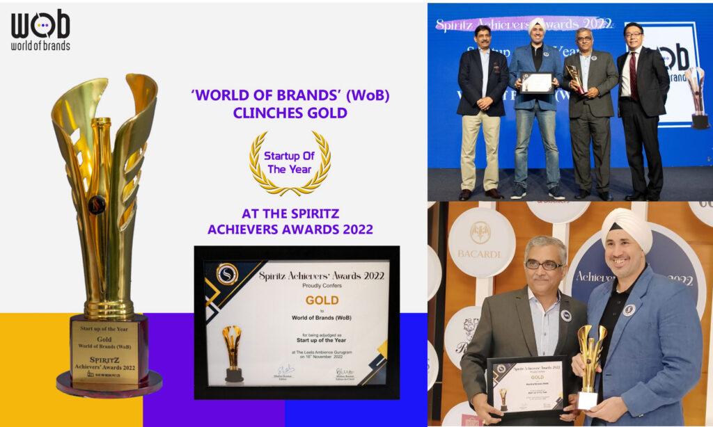 WoB Start Up of the Year, Spiritz Achievers Award 2022 copy