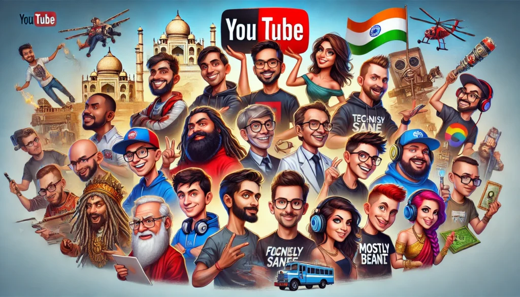 write an article on wcrcleaders ranking of top 10 india's most influential youtubers