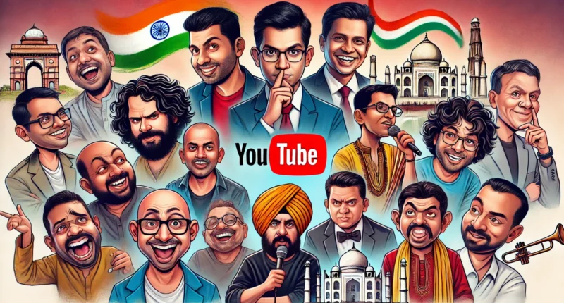 India's stand-up comedians on YouTube.